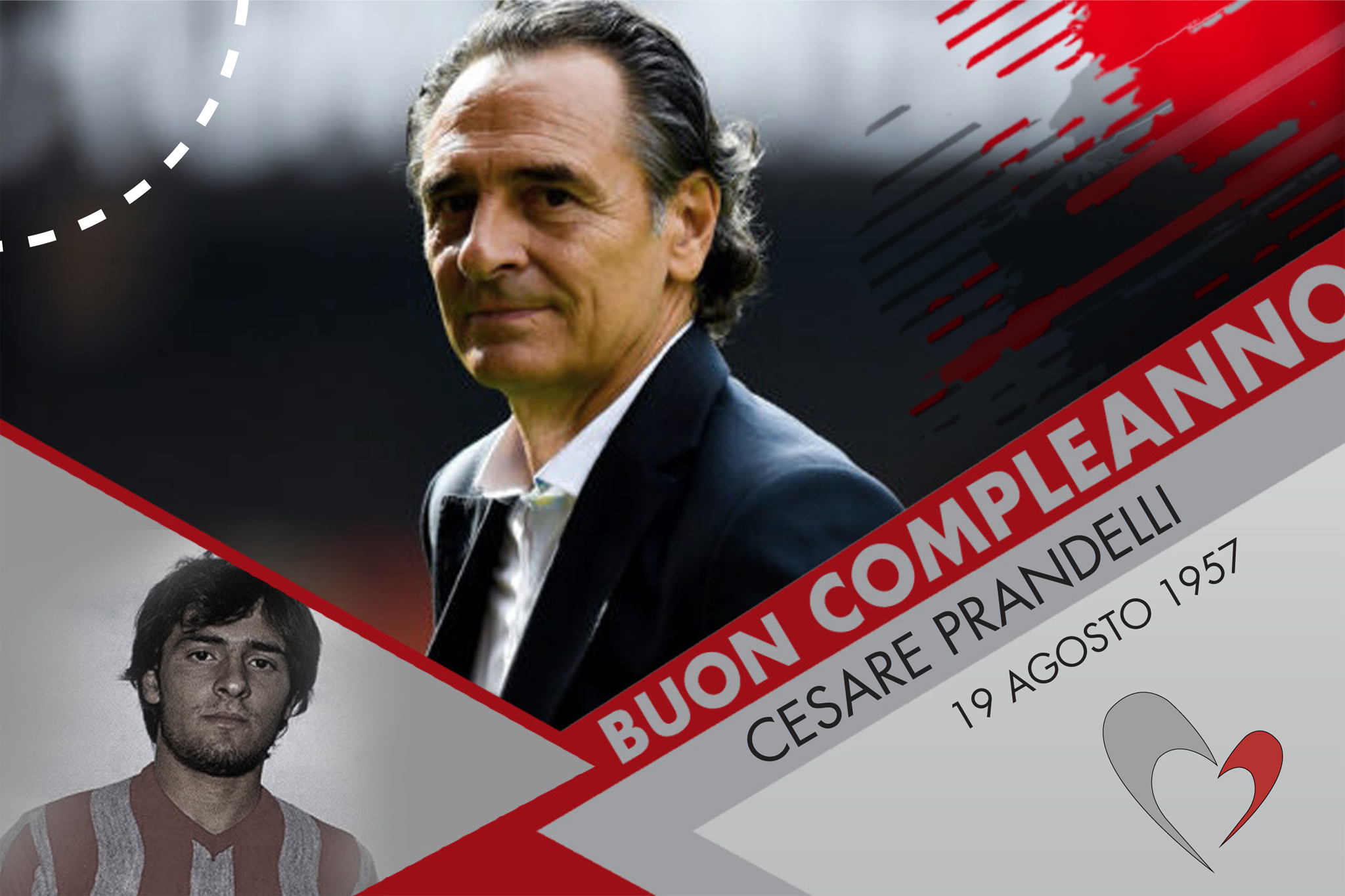 Auguri a Cesare Prandelli, che compie 67 anni