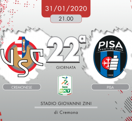 Cremonese-Pisa 3-4, tabellino e cronaca