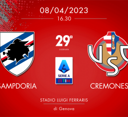 Sampdoria-Cremonese 2-3, tabellino e cronaca