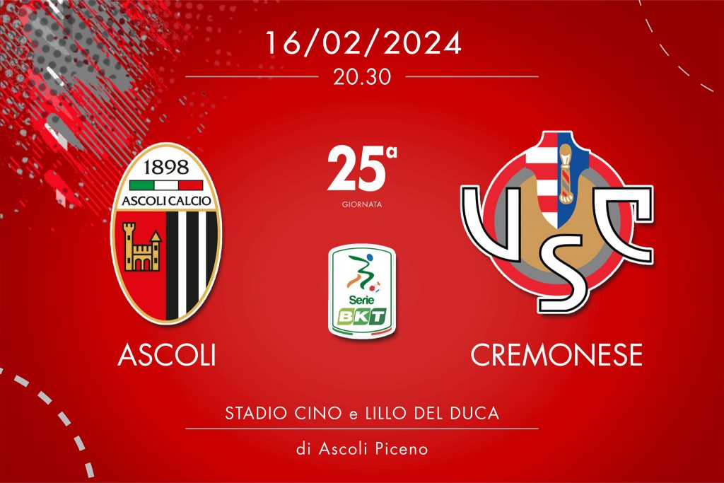 Ascoli-Cremonese 0-0, tabellino e cronaca