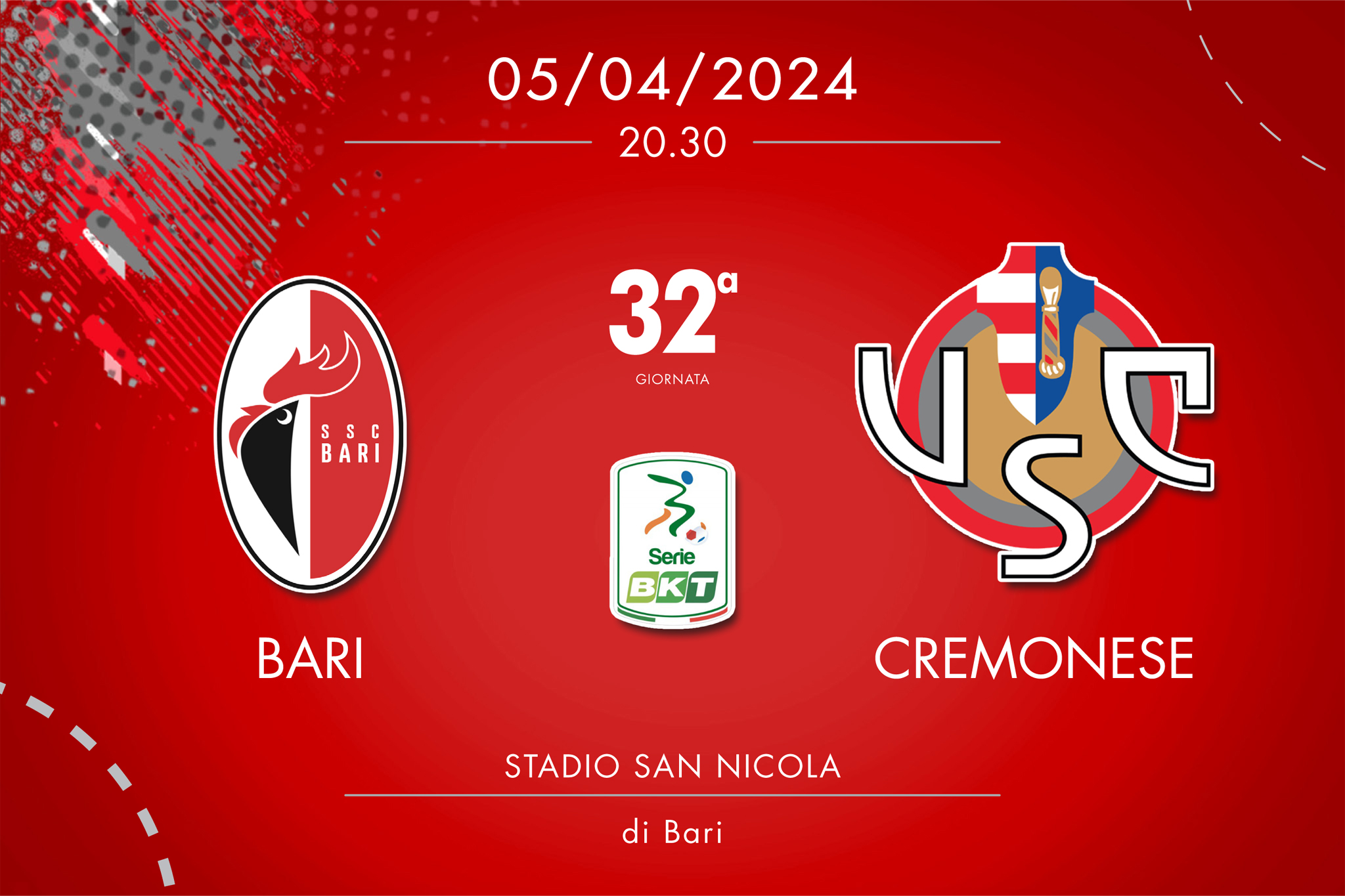 Bari-Cremonese 1-2, tabellino e cronaca