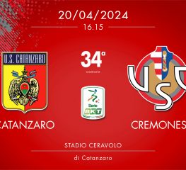 Catanzaro-Cremonese 0-0, tabellino e cronaca
