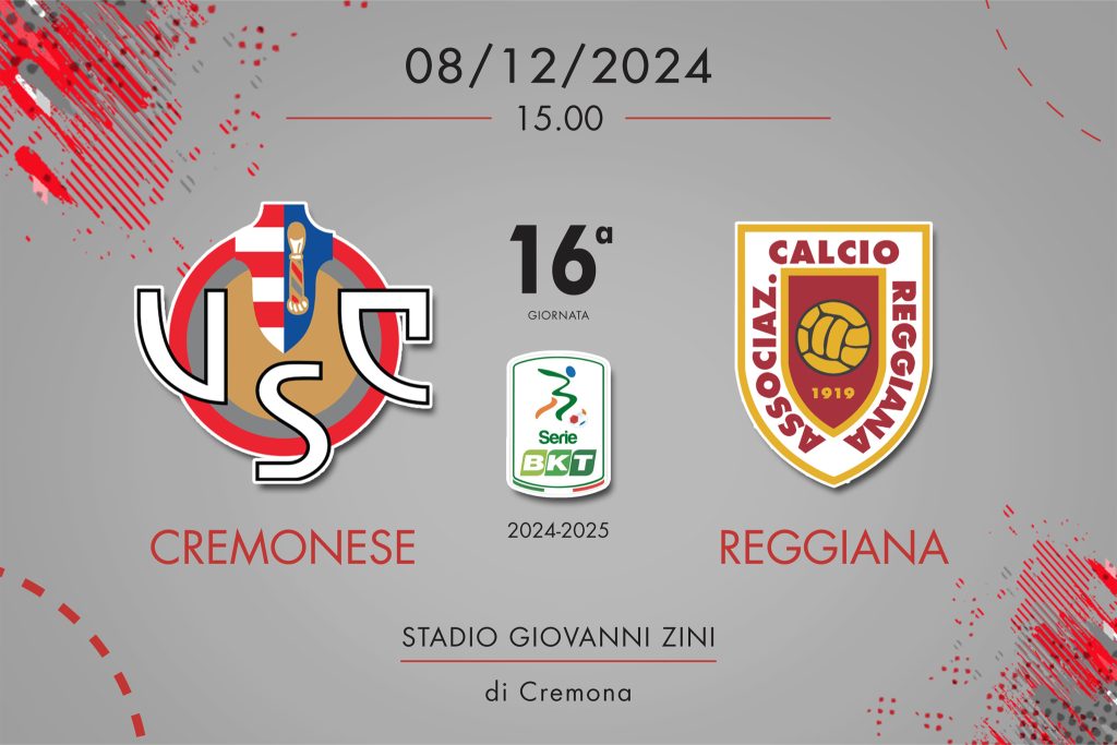 Cremonese-Reggiana 0-2, tabellino e cronaca